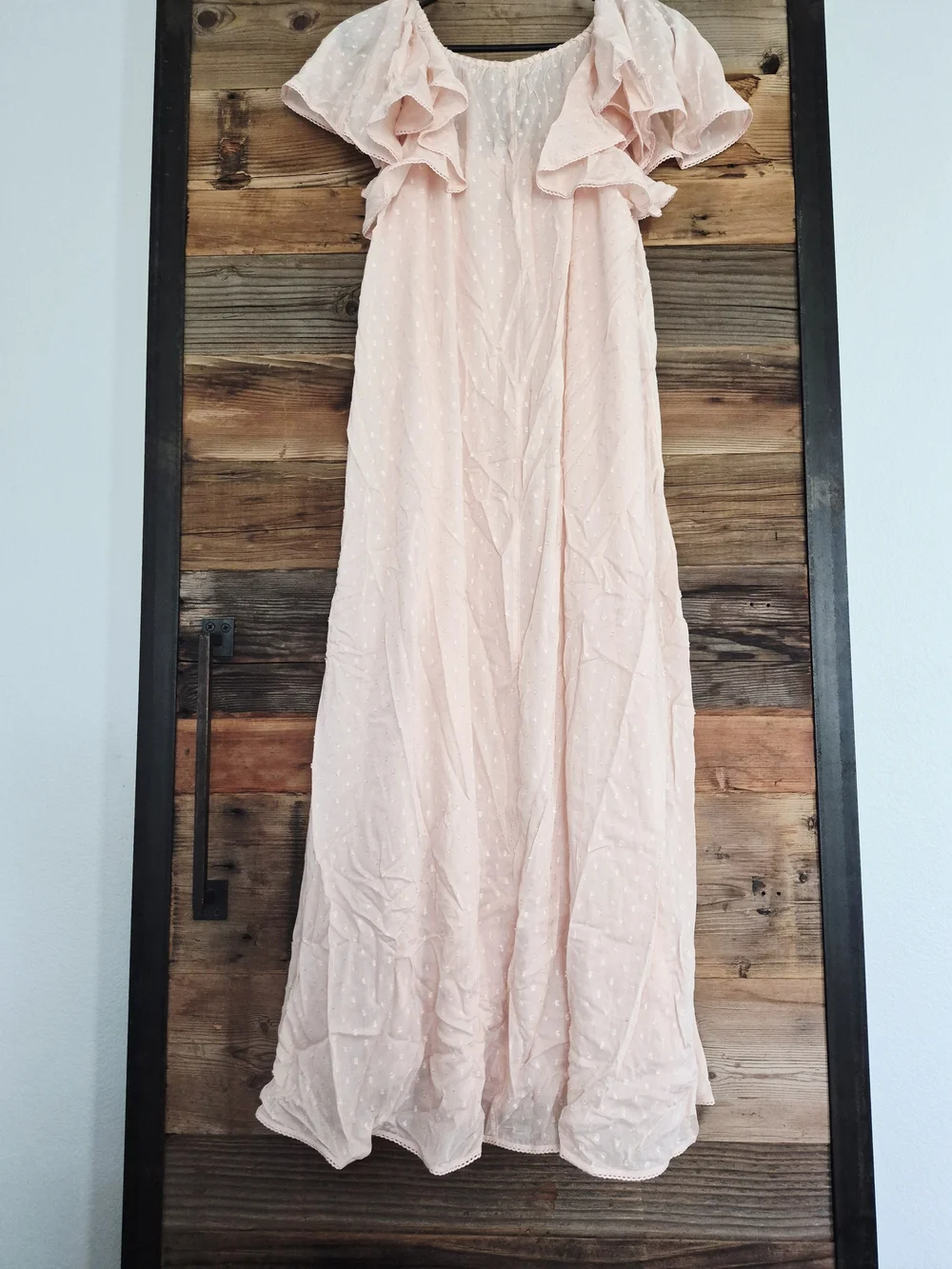 NWT FREE PEOPLE Savannah Rose Midi Dress | Pink Shell Size Small $248 Retail!!!